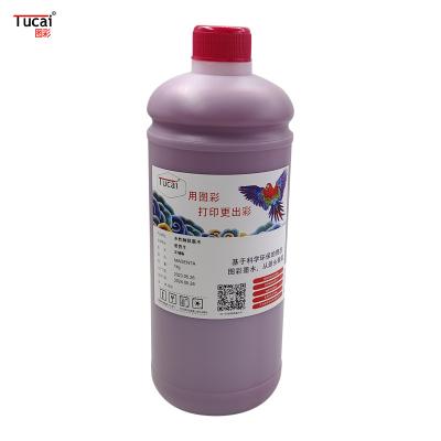 China Cores brilhantes e impressão suave Tinta de corante à base de água de alta concentração para i3200/4720/DX5/5113/Ricoh G5/G6/Seiko/Konic à venda