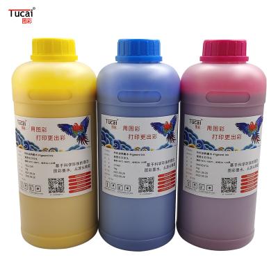China Washable and firm textile direct injection coating ink  for Epson  DX5 DX7 XP600 TX800 4720 5113 3200 for Wool, pure cot for sale