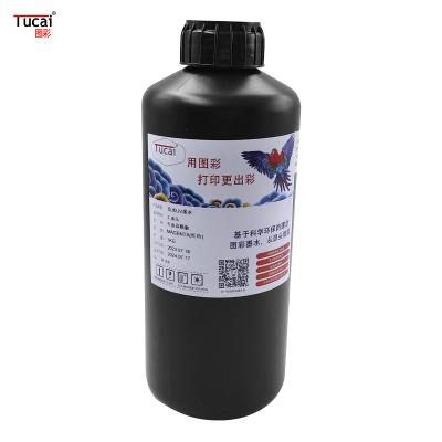 China Plastic Board Compatible Fluorescent UV Ink 1000 ml voor Ricoh G5/G6/Konica/Toshiba/Seiko Te koop