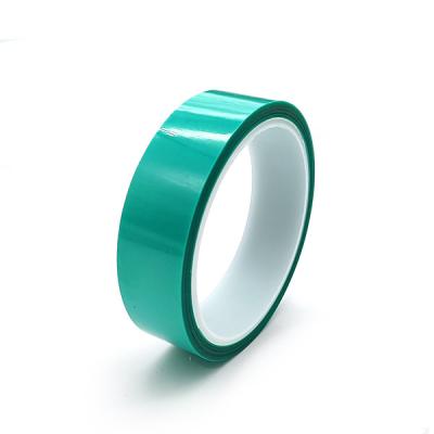 China Single Sided Coated Thermal Release Tape Green 3.0mil High Initial Adhesion for sale