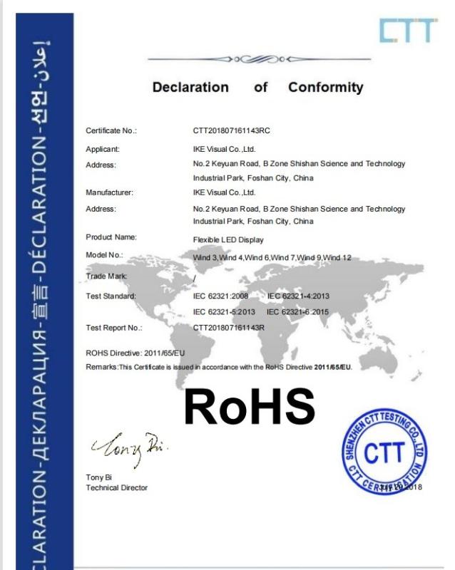 RoHS - IKE Visual Co., Ltd.