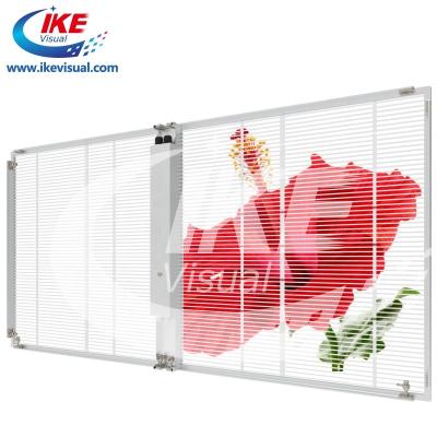 China Window Display Fixed LED Screen P5 Transparent Outdoor Energy Saving for sale