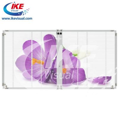 China P7 Indoor Transparent LED Display Window TV Billboard Full Color IP40 for sale