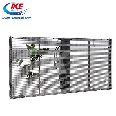 China P3 Transparent LED Display For Window Glass Billboard With IP65 Protection for sale