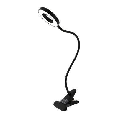China Portable Ring Shaped LED Lights 6000K 5W Eye Caring Desk Lamp For IT Staff for sale
