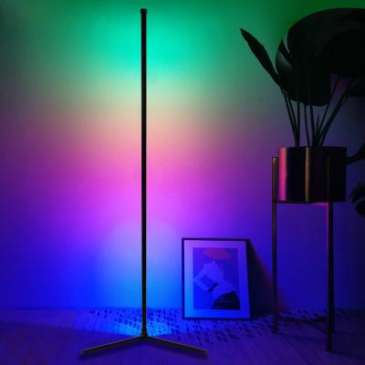 China Triangular Floor LED Atmosphere Lamp Creative Minimalist For House Decoration for sale