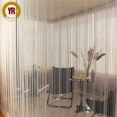 China Decorative Metal Beaded Curtains Wholesale Divider or Room Divider for sale