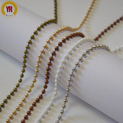 China Minimalist 4.5mm Metal Ball Chain Bead Chain Shade for sale