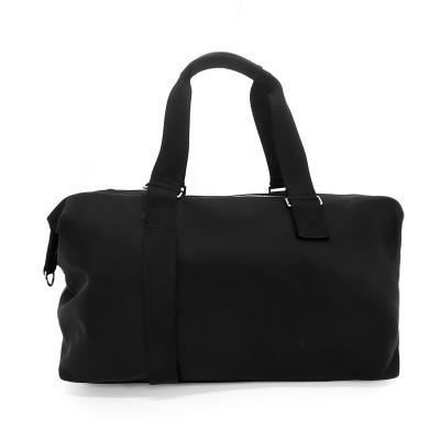 China Black Color Outdoor Duffel Bag With Polyester Lining Waterproof for sale