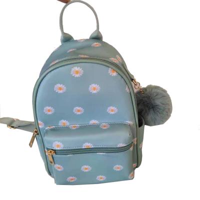 China Zipper Closure Fashionable Mini Backpacks Unisex Design Canvas Material for sale