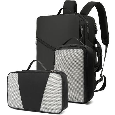 China Unisex Computer Bag Backpacks , Black Laptop Rucksack Water Resistant for sale