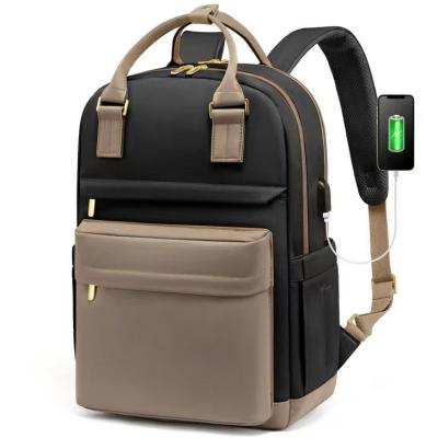 China Unisex Casual Tote Rucksack Tasche Oxford Material mit USB-Ladung zu verkaufen
