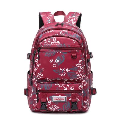 China Soft Nylon Water Resistant Backpack With Zipper Closure Adjustable Straps for sale