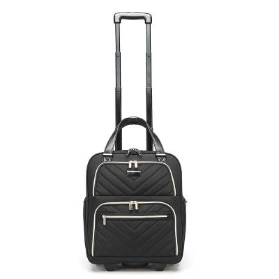 중국 19 Inch Carry On Underseat Multi Functional Suitcase For Men Luggage Cart Trolley 판매용