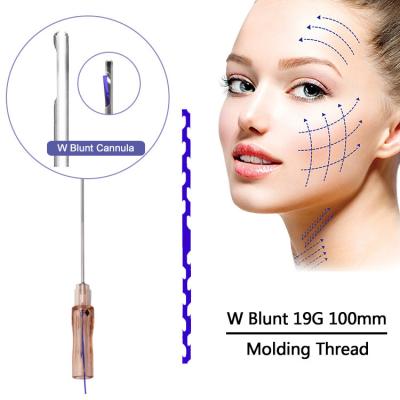 China beauty injection pdo thread facelift face lifting thread pdo 19g100mm tensores threads for sale