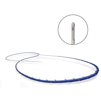 中国 医学の縫合線の二重ねじPDOは持ち上がる針のシルエットの柔らかさに通す 販売のため