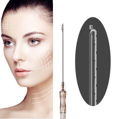 China buy pcl threads korea medical suture pcl  molding 19g twin thread lifting needle injection skin suture facial for sale