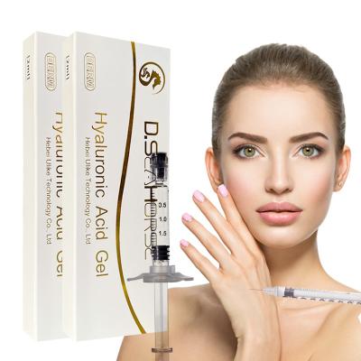 China Deep Forehead Wrinkle Fillers Cosmetic 1ml Injection Cross Linked Ha Gel Dermal Filler for sale