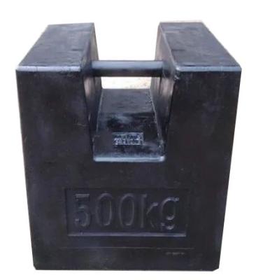 China Standard M1 500kg Iron Cast Scale Testing Calibration Weights Mass for sale