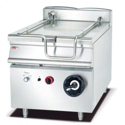 China 80 Liters Gas Tilting Braising Pan Pulse Ignition for sale