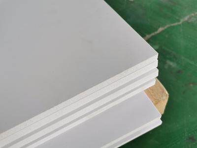 China Flat 4x8ft 18mm Furniture PVC Foam Board With Smooth Surface for sale