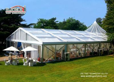 China Romance Thematic Aluminum Wedding Party Tent / Cream White Luxury Wedding Tents for sale
