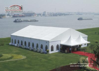 China Wind Resistant Outdoor Party Tents / Glass Wall Waterproof Party Tents for sale