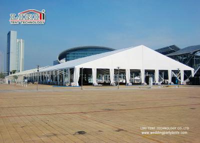 China 5000 Capacity Aluminum Frame Exhibition Tents 40m x 70m with Wind Resistant PVC for sale