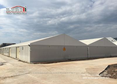 China Heavy Duty Warehouse Tent Aluminum PVC Temporary Motorhome Industrial Storage Tents for sale