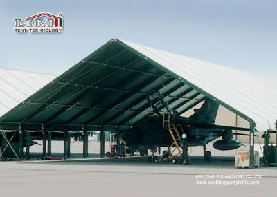 China Special Fabric Aircraft Hangar Tent 30M Width With Glass Wall for sale