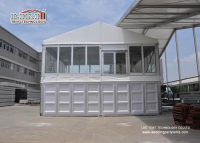 China Waterproof 10 By 10 Double Decker Tents With UV Resistant White PVC Roof Cover for sale