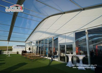China Sandwich Wall Clear Span Tents Transparent PVC Roof Cover Outside for sale