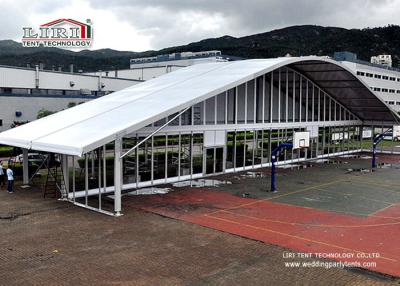 China 40m Width Event Center Clear Span Tents Wedding Arch  with Glass Wall for sale