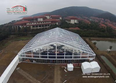 China 2000 Capacity 2Nd Hand Marquees / Marquee Second Hand with Glass Wall Aluminum Frame for sale