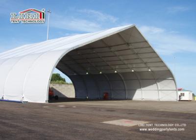 China Metal Frame Tents For Exhibiton 35m Width Fire Retardant TFS Tent With White PVC Fabric for sale