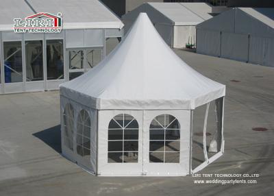 China Mini Luxury Pagoda High Peak Outdoor Tent with PVC window Sidwalls for Party for sale