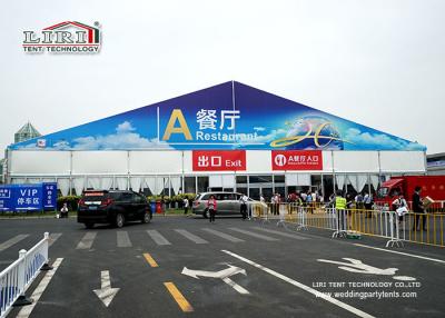 China Exhibition Big White Tents For Parties 5000Sqm Aluminum Frame for sale