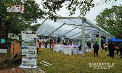 中国 贅沢な結婚式のでき事のための透明な屋外のおおいのテント/日曜日の陰の結婚式のテント 販売のため
