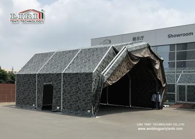 China Camouflage Color Relocatable Aircraft Hangar 25 X 50 Side Hard Wall WITH Aluminum And PVC for sale