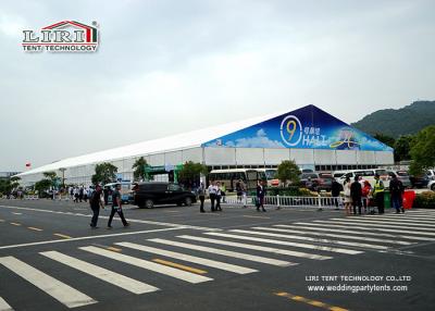 China 50m Width White PVC Big Exhibition Thermo Roof Outdoor Large Tents for Fashion Show for sale