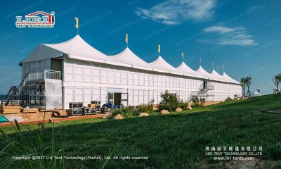 China Aluminum and PVC High Peak Double Decker Tents Used for Horse Riding and Outdoor Events for sale