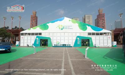China Waterproof 30m Width Clear Span PVC And Aluminum Marquee For Exhibition for sale