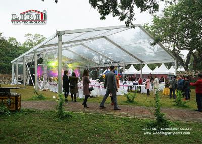 China 20m Width Outdoor Marquee Trade Show Tent with Transparent Roof Cover for sale