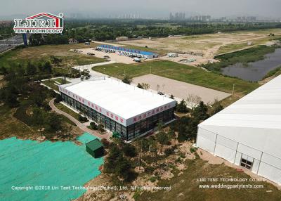 China Aluminum Cube Clear Span Tents with Thermal Roof Cover for Office House for sale