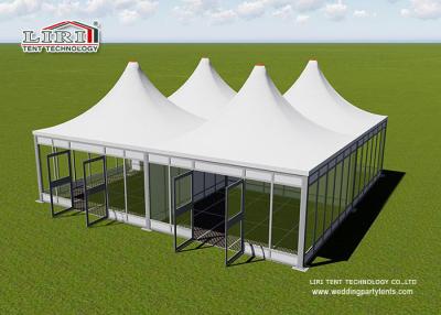 China 5x5m Small Modular Tent For Receiption With PVC Walls / High Peak Roof for sale