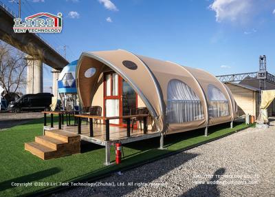 China Outdoor Aluminum Frame Luxury Glamping Tents For Hotels And Resorts for sale