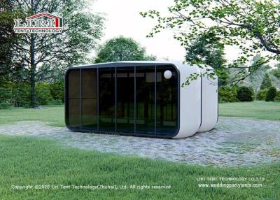 China Parede de vidro modular personalizada da caixa Glamping das barracas luxuosas de 6m à venda