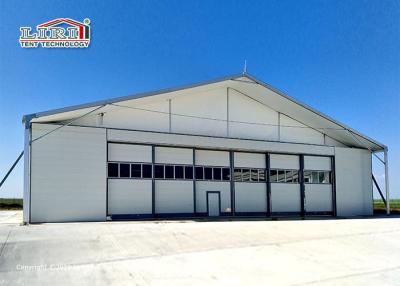 China 75kg/sqm 25m Outdoor Aircraft Hangar Tear Resistant for sale