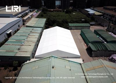 China Tienda resistente del almacenamiento del rasgón los 20X50m Warehouse con la tela del PVC en venta