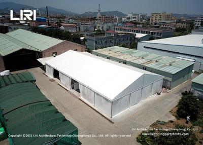 China Water Proof 16.4'' Span Industrial Storage Tents With PVC Walls for sale